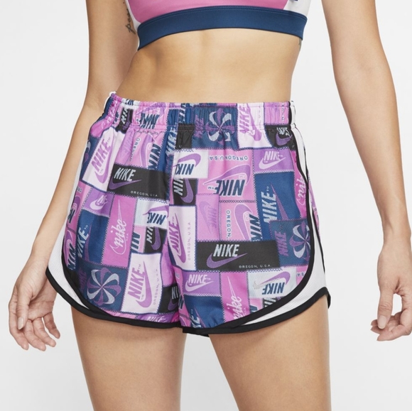 Nike Tempo Print Logo Shorts - Picture 1 of 5